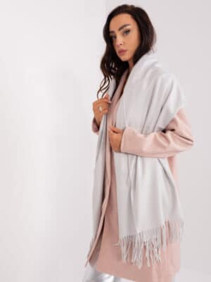 Стилен шал – Светлосив – 457823