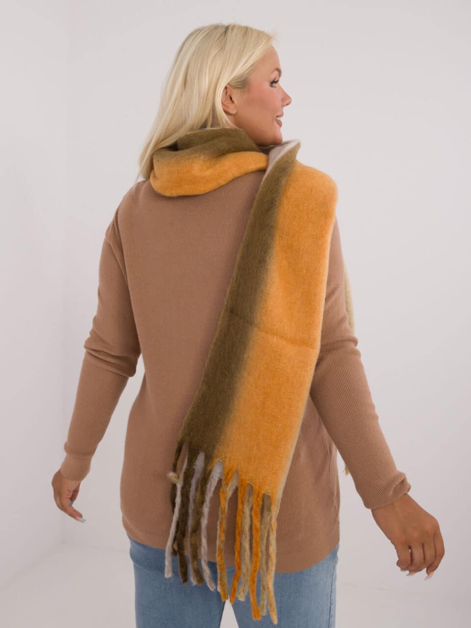 Стилен шал Khaki – 560660