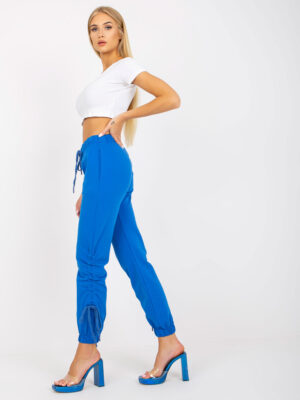 Стилно спортно долнище – Тъмносин – 233526