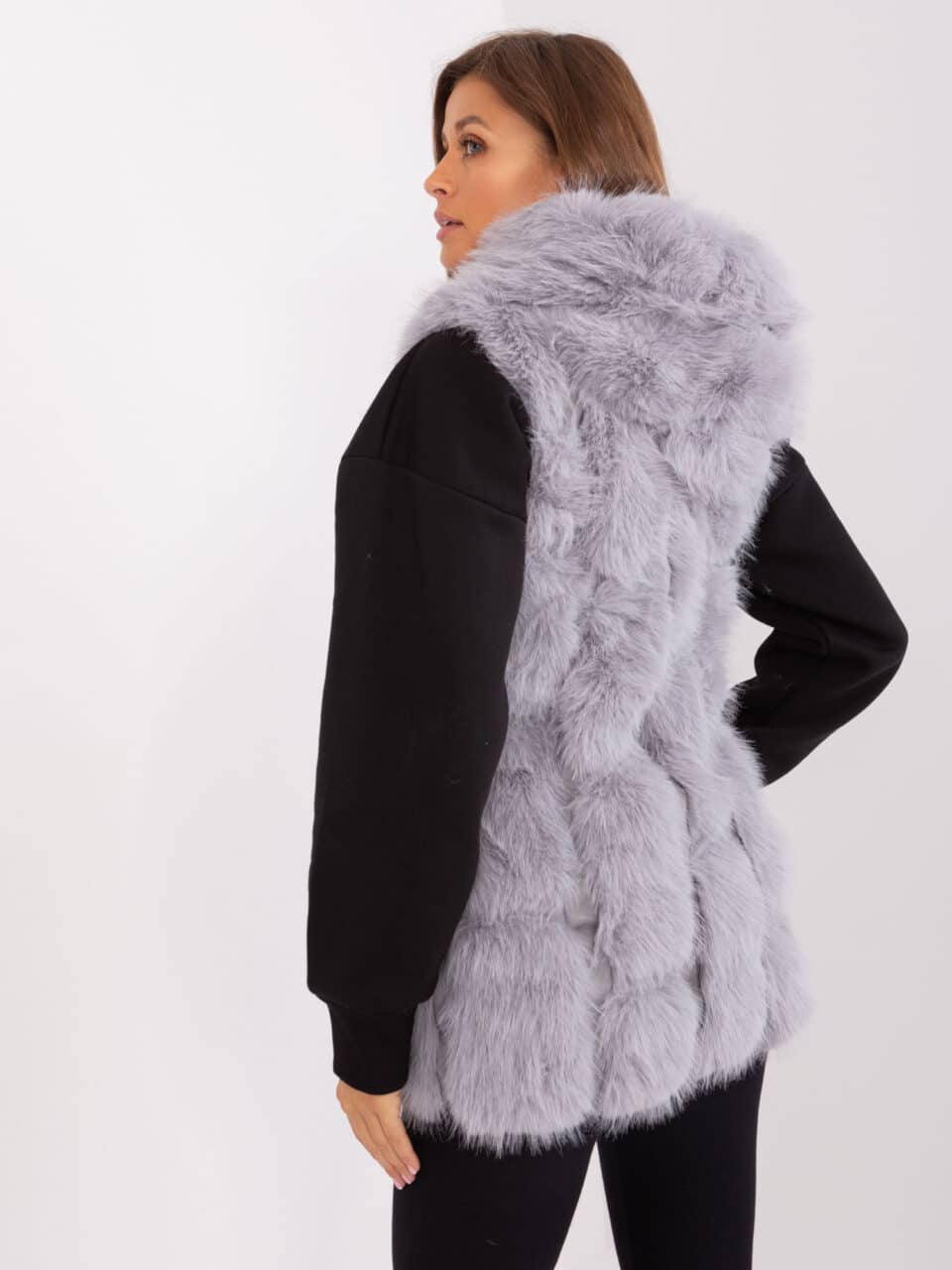 Елегантна жилетка – Сив – 462285