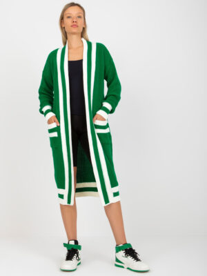 Изискан кардиган – Зелен – 76684