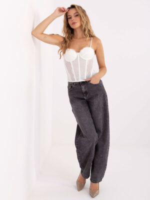 Дантелен корсет – Бял – 067914