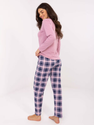 Шикозна пижама – Тъмно розов – 74646