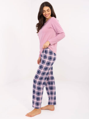 Шикозна пижама – Тъмно розов – 74646