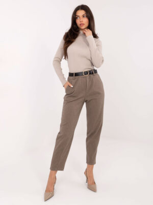 Елегантни панталони – Тъмнобежов – 73601