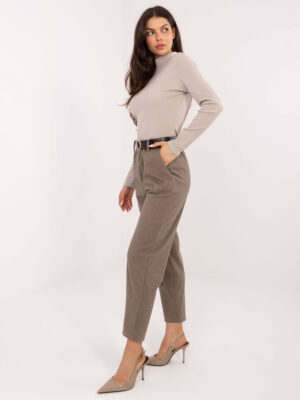 Елегантни панталони – Тъмнобежов – 73601