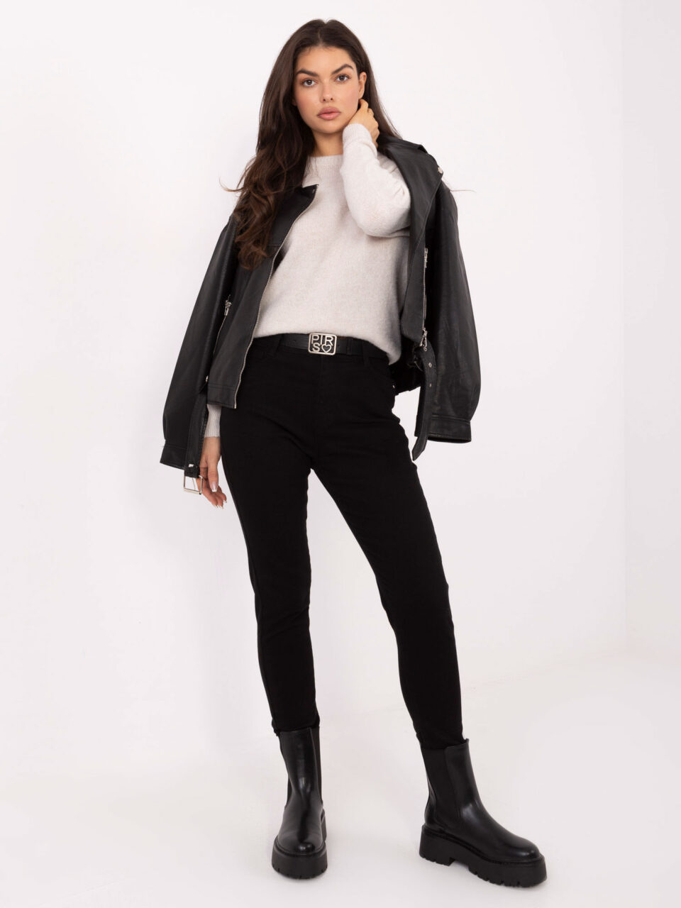 Стилни дънки – Черен – 069277