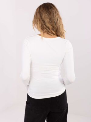 Елегантна блуза – Бял – 069529