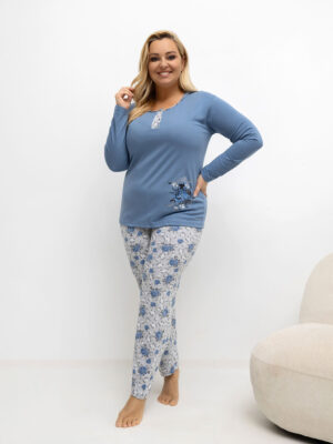 Уютна пижама – Син – 77722