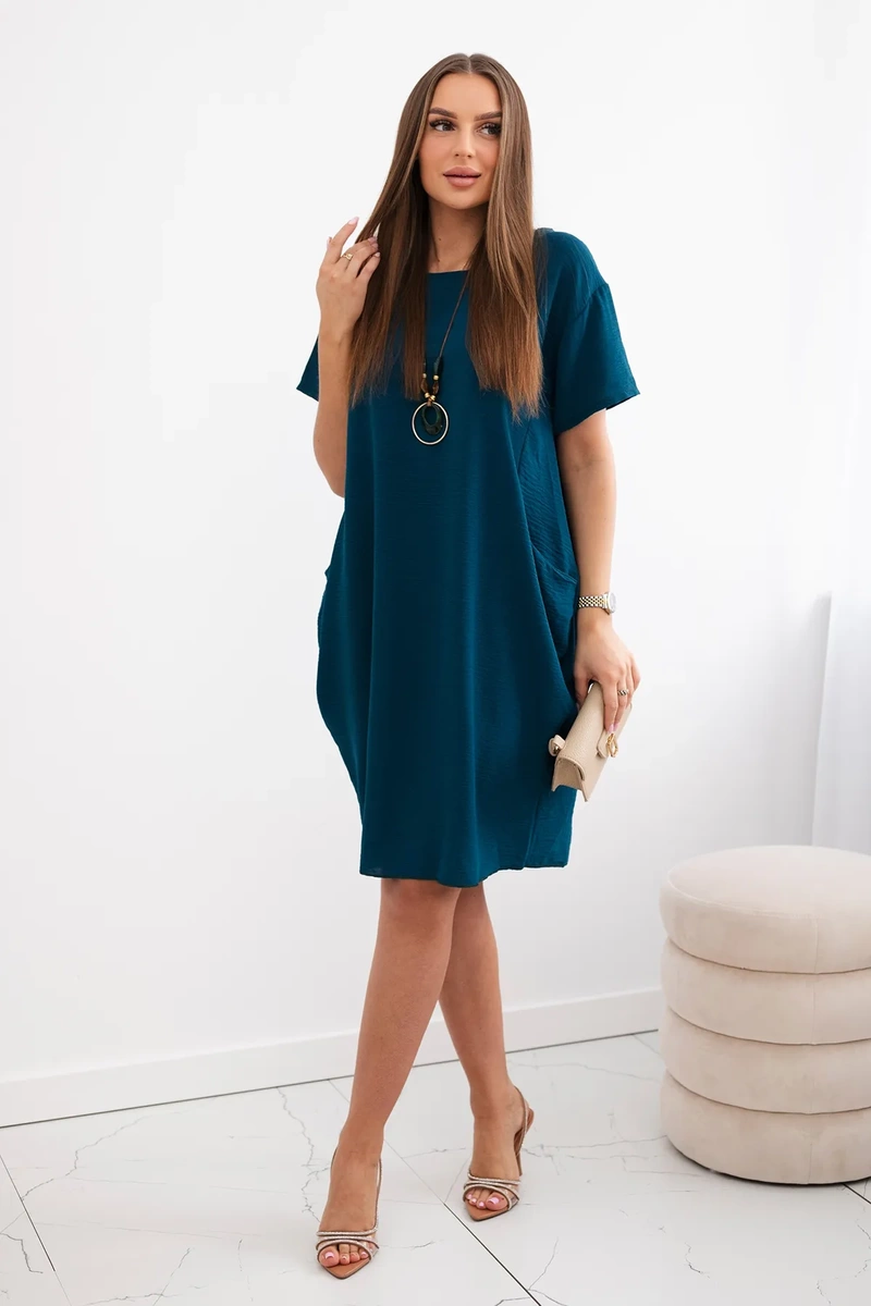 Dress with pockets and pendant nautical-2