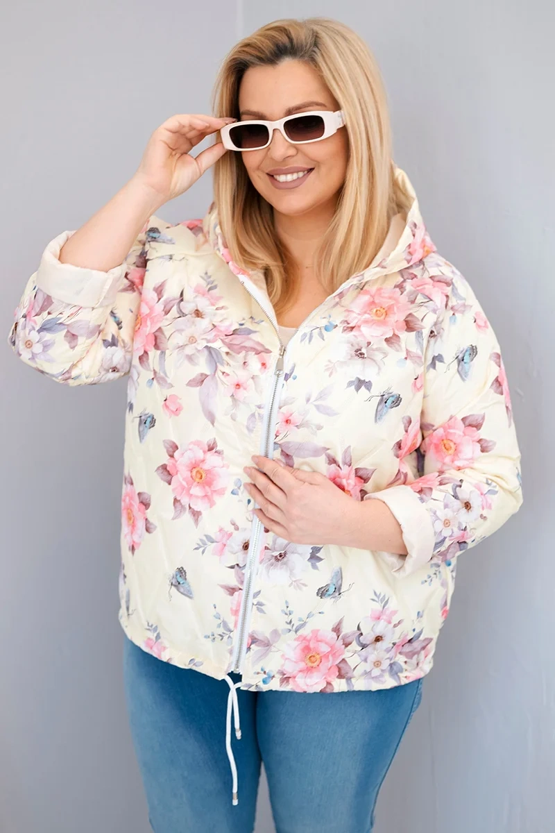 Шикозна пролетна дамска яке – Жълт – 38085